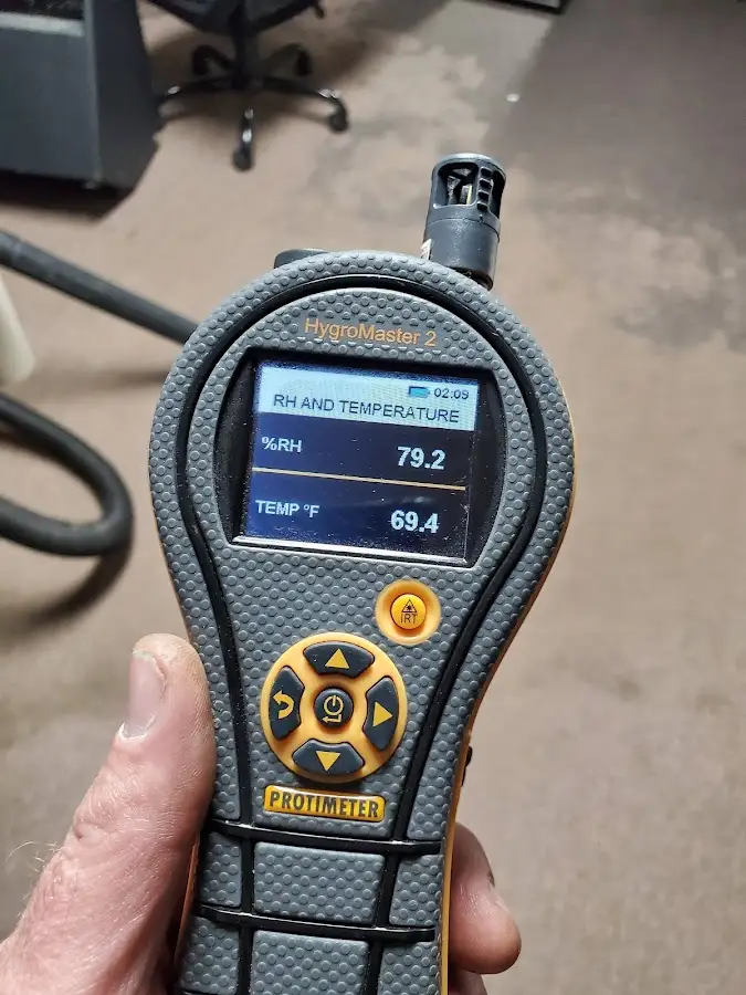 Moisture meter humidity assessment for Fire & Smoke Damage Restoration in Mendota